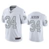 mens raiders bo jackson white color rush limited jersey