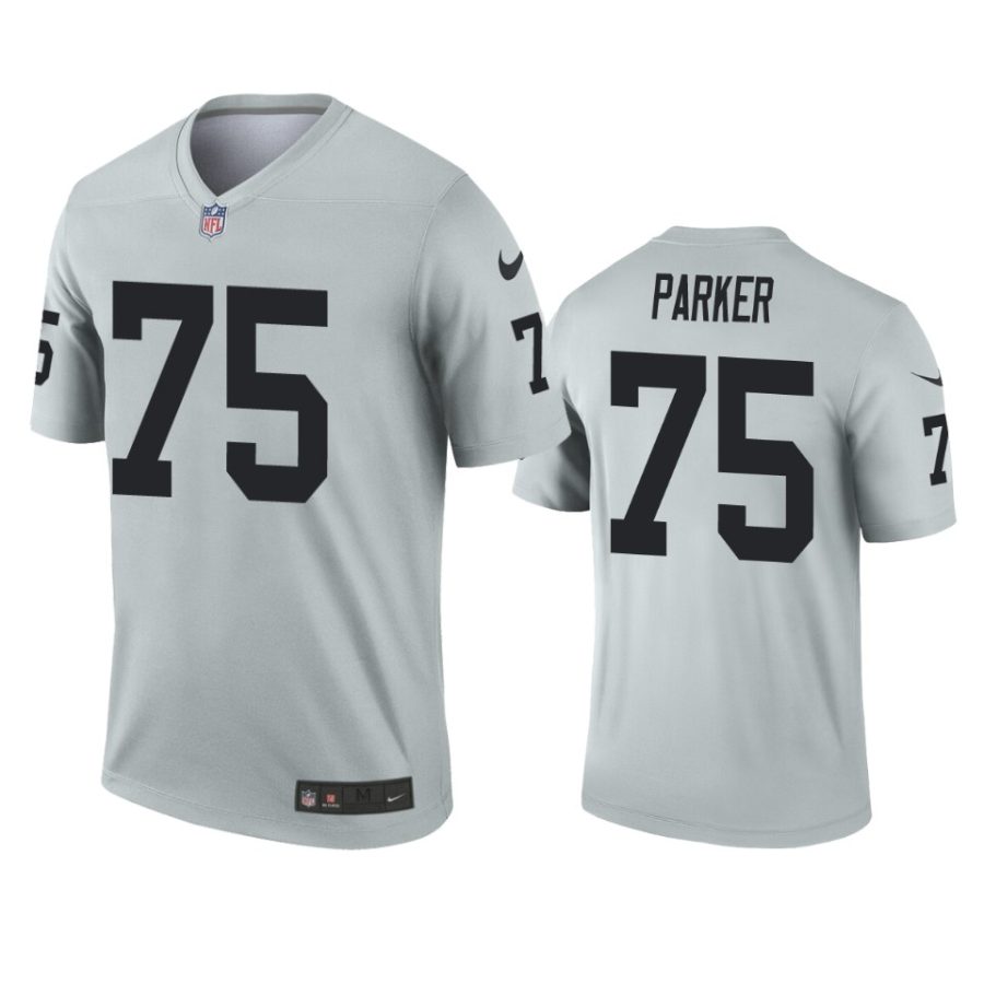 mens raiders brandon parker silver inverted legend jersey