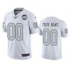 mens raiders custom white 60th anniversary color rush jersey