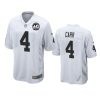 mens raiders derek carr white 60th anniversary game jersey