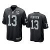 mens raiders hunter renfrow black 2020 inaugural season game jersey