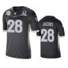 mens raiders josh jacobs anthracite 2021 afc pro bowl game jersey