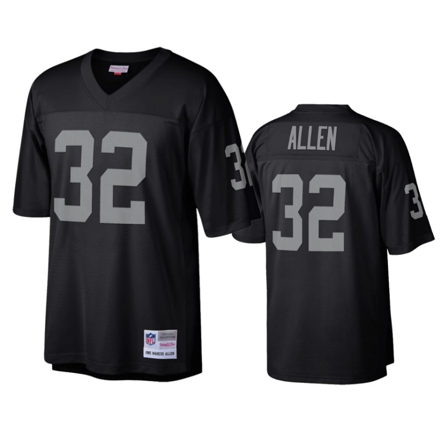 mens raiders marcus allen black legacy replica jersey