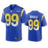 mens rams aaron donald royal 2020 game jersey