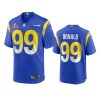 mens rams aaron donald royal super bowl lvi game jersey