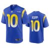 mens rams cooper kupp royal 2020 game jersey