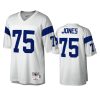 mens rams deacon jones white legacy replica jersey