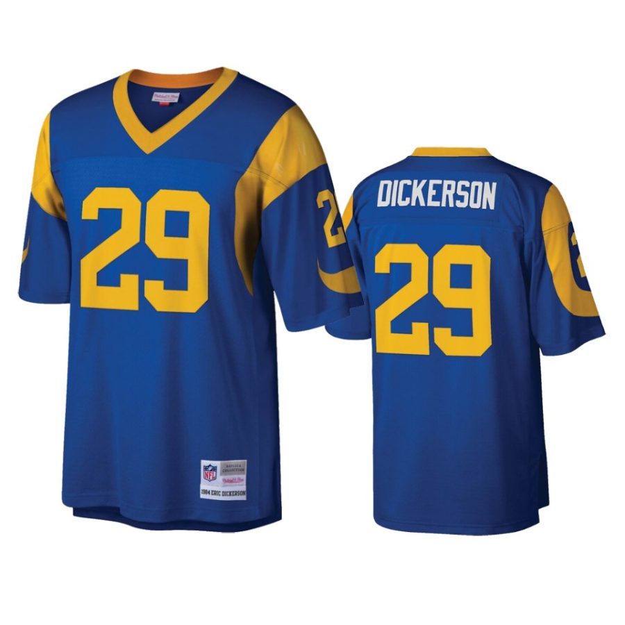 mens rams eric dickerson royal legacy replica jersey