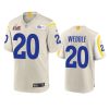 mens rams eric weddle bone super bowl lvi game jersey