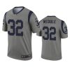 mens rams eric weddle gray inverted legend jersey