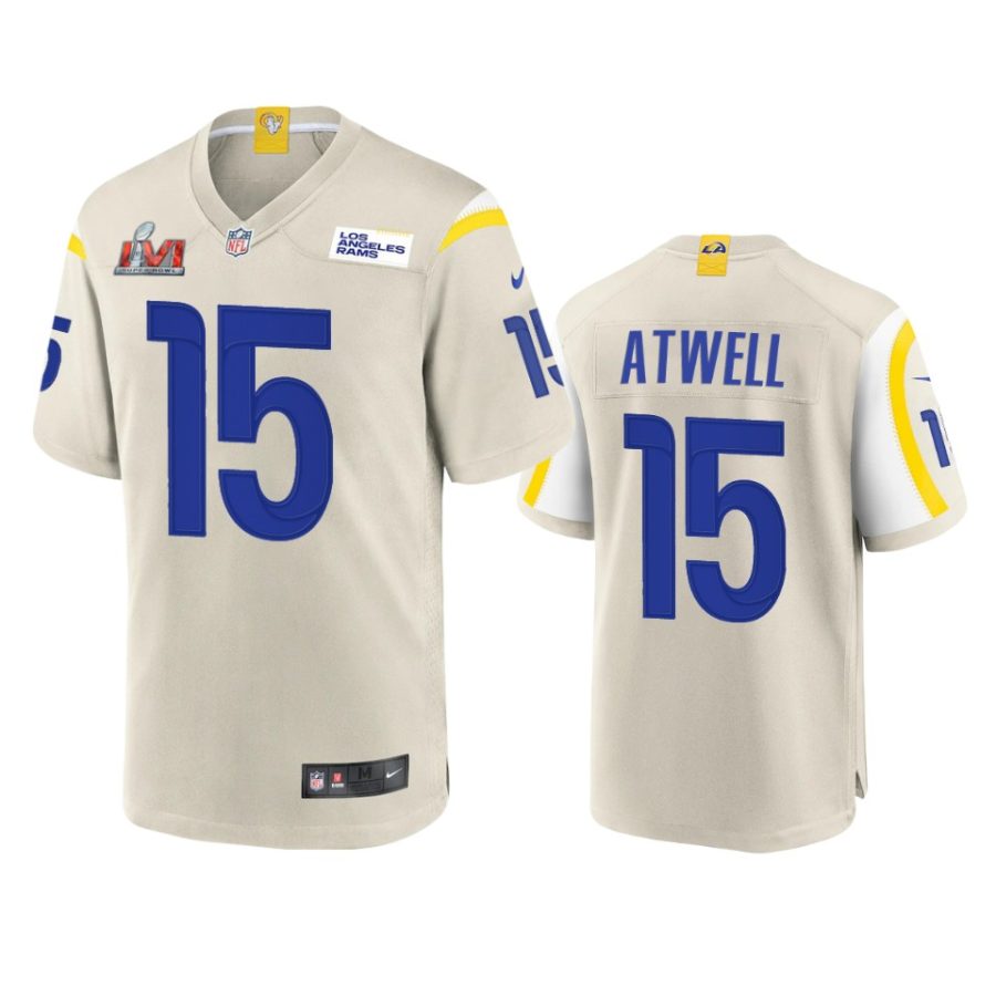 mens rams tutu atwell bone super bowl lvi game jersey