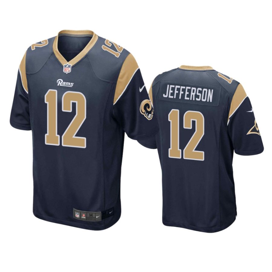 mens rams van jefferson navy game jersey