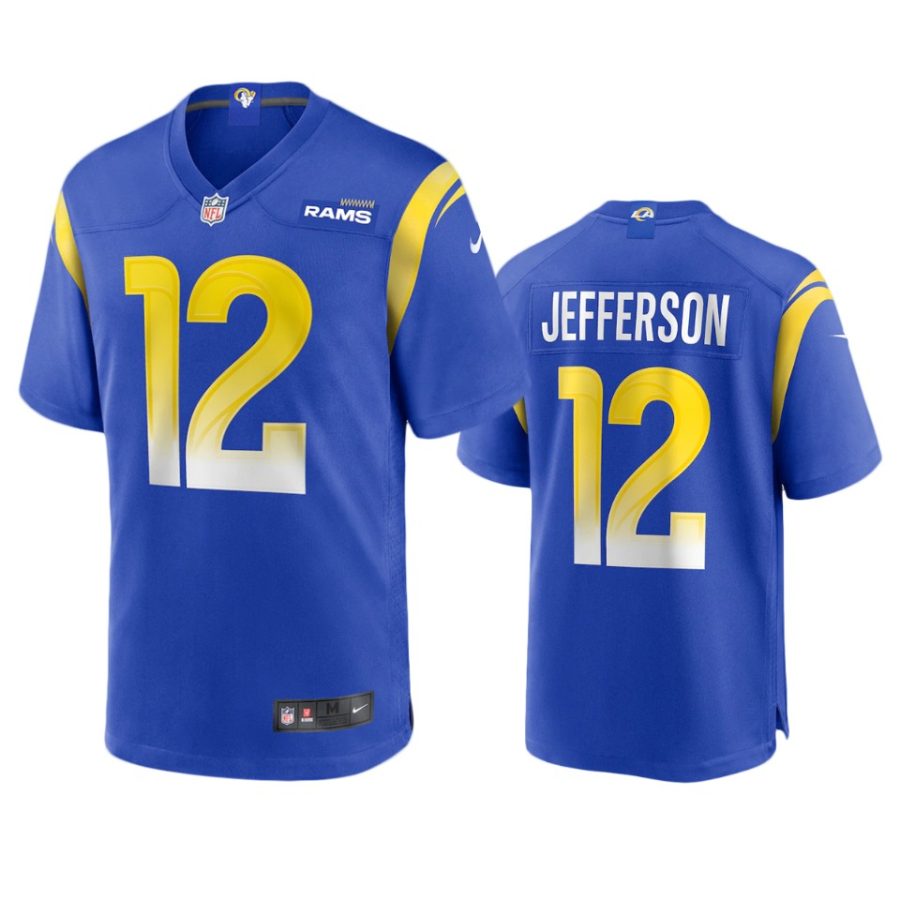 mens rams van jefferson royal 2020 game jersey