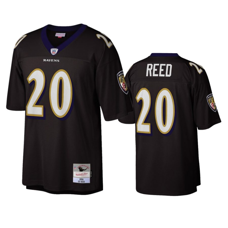 mens ravens ed reed black retired player jersey