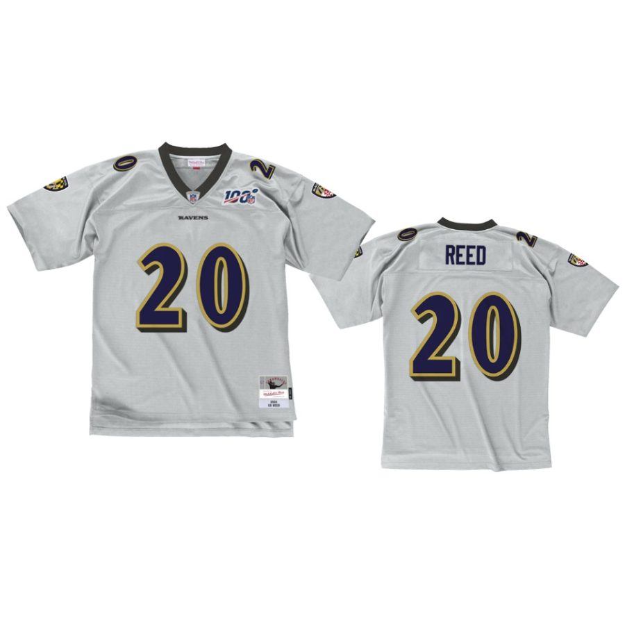 mens ravens ed reed platinum legacy nfl 100 jersey