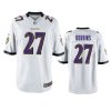 mens ravens j.k. dobbins white game jersey