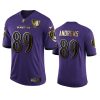 mens ravens mark andrews purple 25th season golden limited jersey