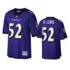 mens ravens ray lewis purple retired player jersey