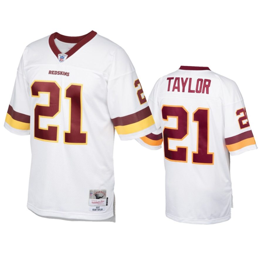 mens redskins sean taylor white legacy replica jersey