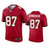 mens rob gronkowski buccaneers red legend jersey