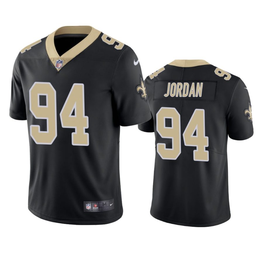 mens saints cameron jordan black vapor untouchable limited jersey