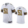 mens saints cesar ruiz white color rush legend jersey