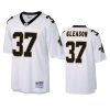 mens saints steve gleason white legacy replica jersey