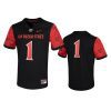 mens san diego state aztecs 1 black untouchable jersey