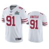 mens san francisco 49ers arik armstead white super bowl liv vapor limited jersey