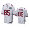 mens san francisco 49ers george kittle white super bowl liv game jersey