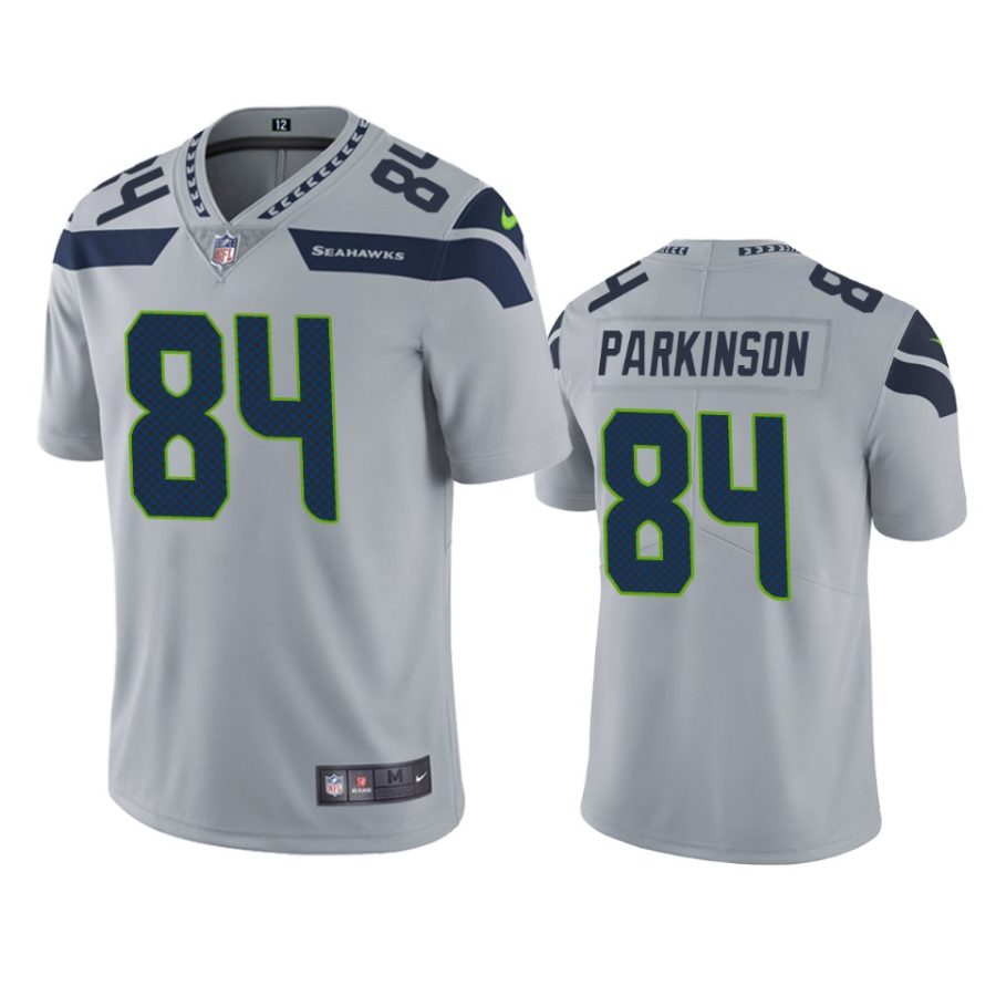 mens seahawks colby parkinson gray vapor untouchable limited jersey