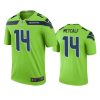 mens seahawks d.k. metcalf green color rush legend jersey