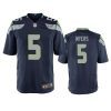 mens seahawks jason myers college navy game jersey