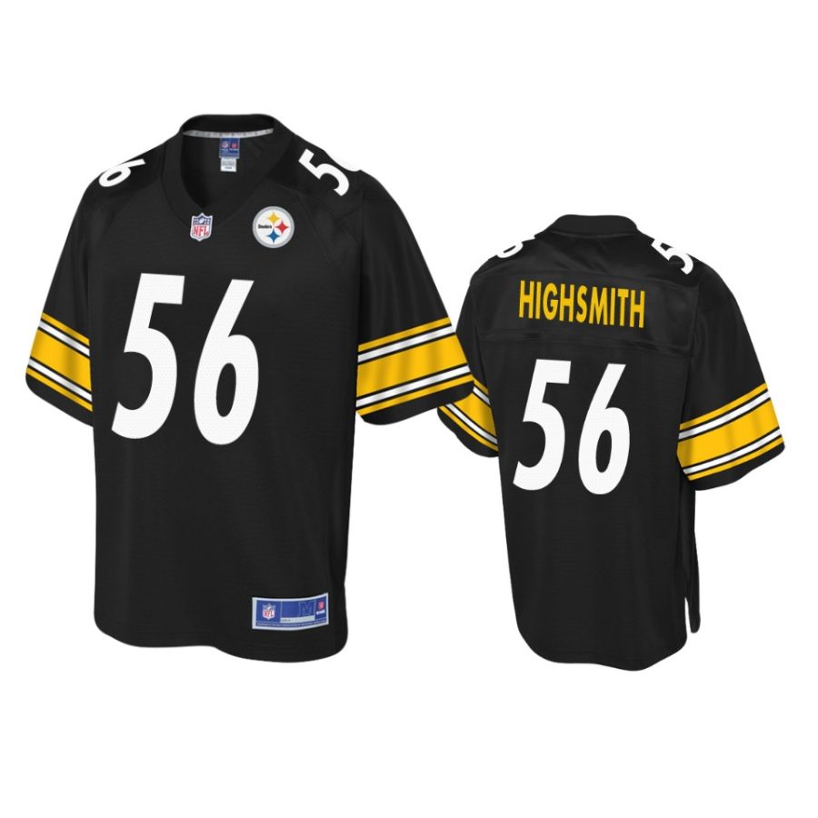 mens steelers alex highsmith black pro line jersey