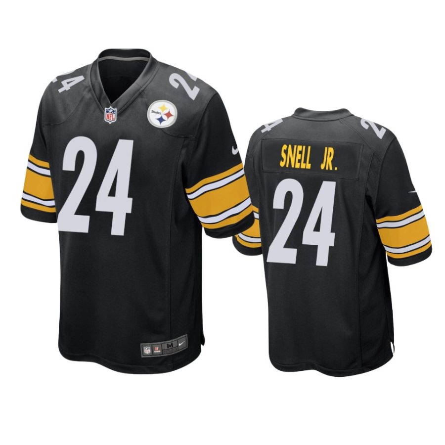 mens steelers benny snell jr. black game jersey