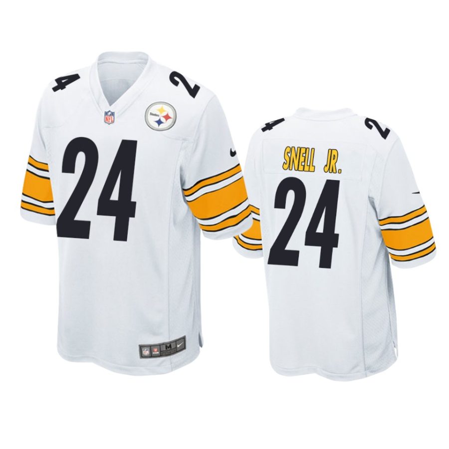 mens steelers benny snell jr. white game jersey