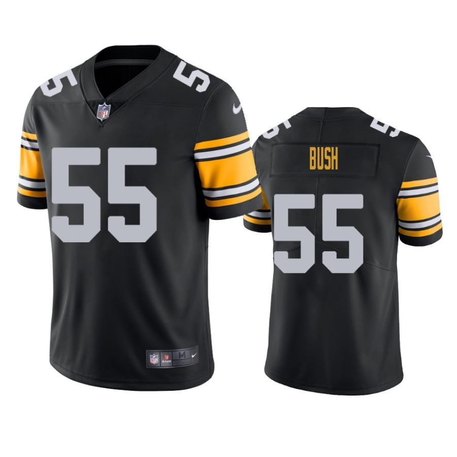 mens steelers devin bush black alternate vapor limited jersey