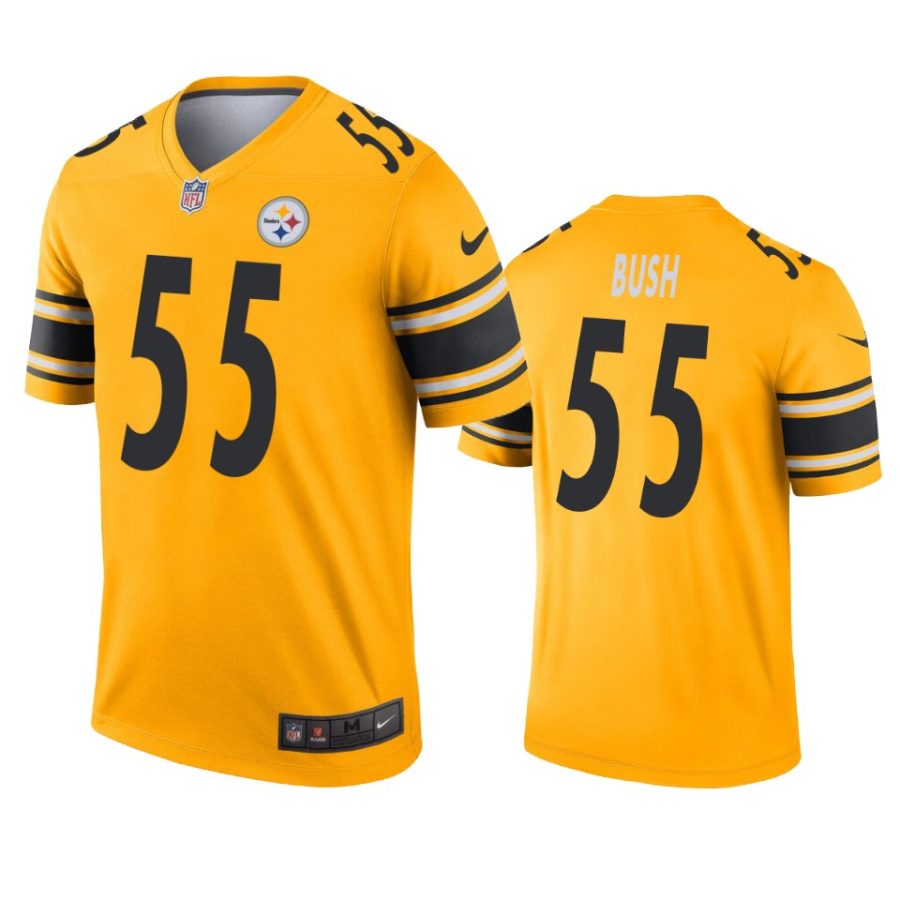 mens steelers devin bush gold inverted legend jersey