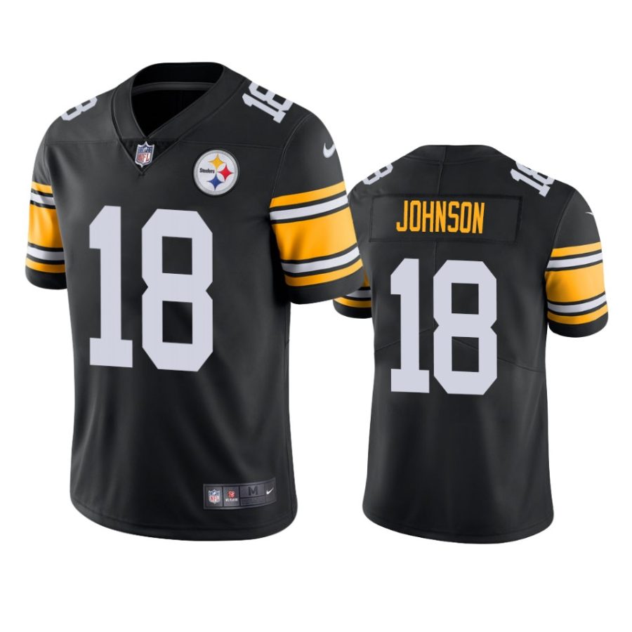 mens steelers diontae johnson black vapor limited jersey