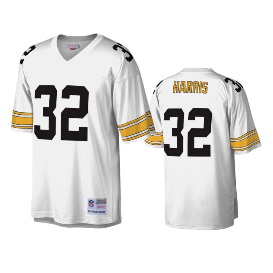 mens steelers franco harris white legacy replica jersey