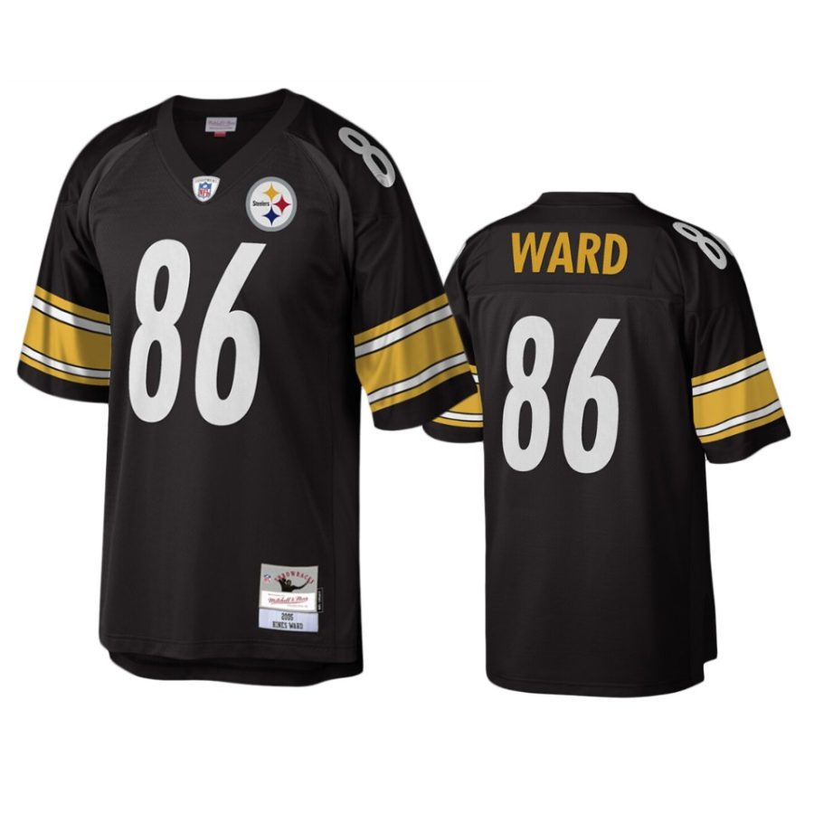 mens steelers hines ward black legacy replica jersey