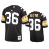 mens steelers jerome bettis black throwback 1996 authentic jersey