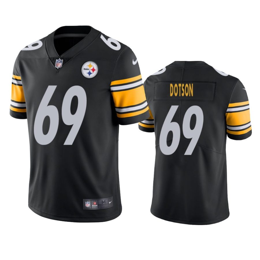 mens steelers kevin dotson black vapor untouchable limited jersey