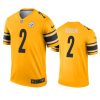 mens steelers mason rudolph gold inverted legend jersey