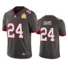 mens tampa bay buccaneers carlton davis pewter super bowl lv champions vapor limited jersey