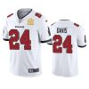 mens tampa bay buccaneers carlton davis white super bowl lv champions vapor limited jersey