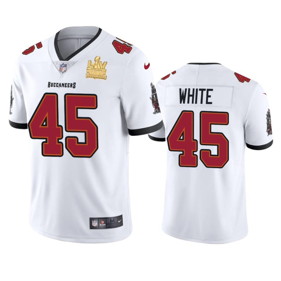 mens tampa bay buccaneers devin white white super bowl lv champions vapor limited jersey