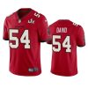 mens tampa bay buccaneers lavonte david red super bowl lv vapor limited jersey