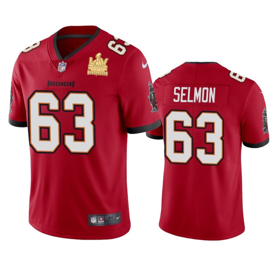 mens tampa bay buccaneers lee roy selmon red super bowl lv champions vapor limited jersey