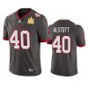 mens tampa bay buccaneers mike alstott pewter super bowl lv champions vapor limited jersey